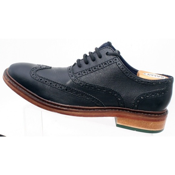 Cole Haan Shoes Men's Size 8.5 Wide Colton Brogue Wingtip Oxford Black C11756 - Picture 8 of 12